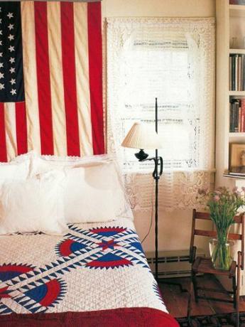 Vintage Americana slaapkamer