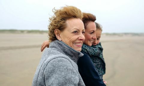 familie op het strand