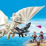 PLAYMOBIL® Light Fury met Baby Dragon en kinderen