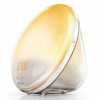 Philips Wake-up Light met simulatie van gekleurde zonsopgang en 7 natuurlijke geluiden