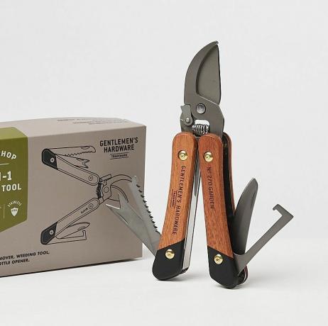 6-in-1 houten tuinmultitool