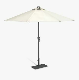 Parasolvoet: Halfronde vrijstaande parasol Flat Base Gewicht