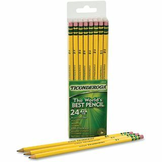 Ticonderoga hout-omhulde #2 grafietpotloden, 24 Count 