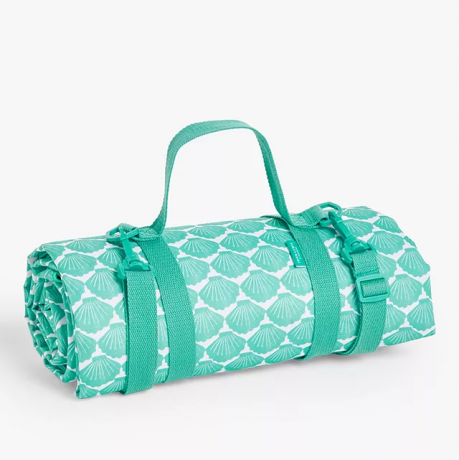 Picknickkleed met schelpenprint