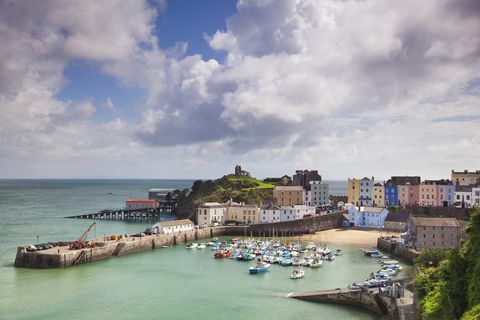 Tenby Wales populaire Britse plattelandsbestemmingen voor 2018