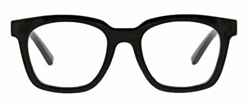 Zwarte vierkante bril