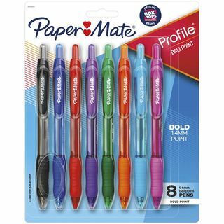 Paper Mate profiel intrekbare balpennen, 8-count