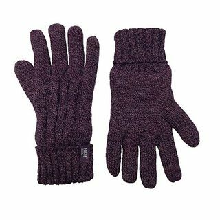 Warmtehouders Dames Cable Knit Heatweaver thermische handschoenen