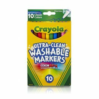 Crayola Ultra Clean Classic Fine Line wasbare marker, 10 counts