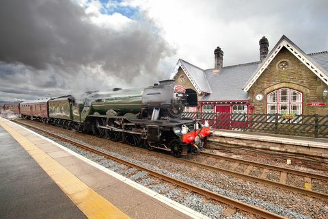 Dent Station - spoorweg - trein - Cumbria