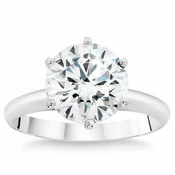 Round Brilliant 10.03 ct VS1 Clarity, I Color Diamond Platinum Solitaire Ring $ 419.999,99