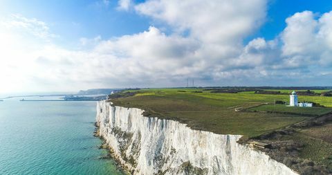 White Cliffs of Dover, Kent, Verenigd Koninkrijk