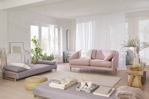 John Lewis & Partners Cape grote driezitsbank Edie Dusky Pink £ 1,349, Duplet Day Bed £ 899