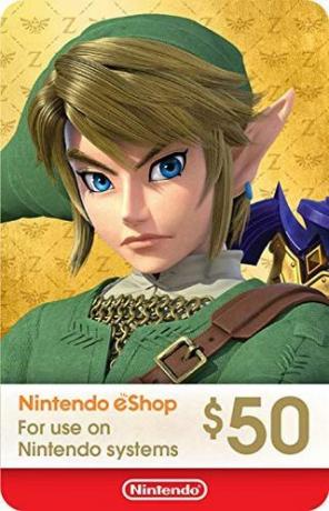 Nintendo eShop-cadeaubon van $ 50 