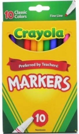 Crayola originele markerset, fijne punt, set van 10