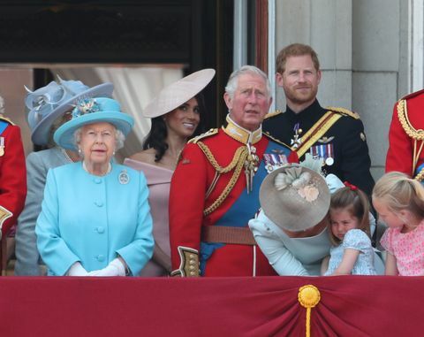 prinses charlotte trooping de kleur