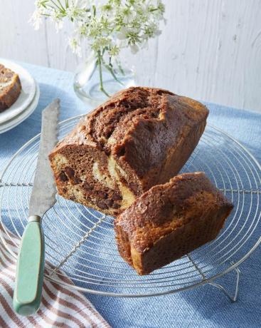 chocolade kaneel marmer brood