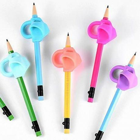 Deze schrijfhulpgreep leert uw kind hoe u een potlood op de juiste manier vasthoudt