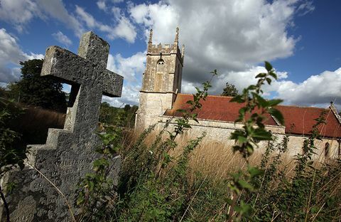 St Giles Church in Imber