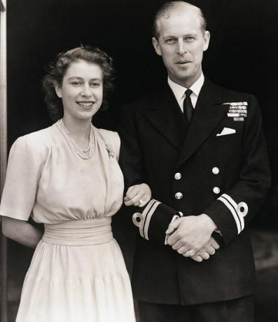 De koningin, prins Philip 