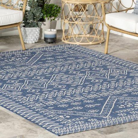 Del Power Loom IndoorOutdoor Patio Rug