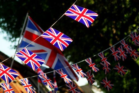 straatbeeld koninginnenjubileum