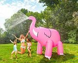 Opblaasbare roze olifantssproeier