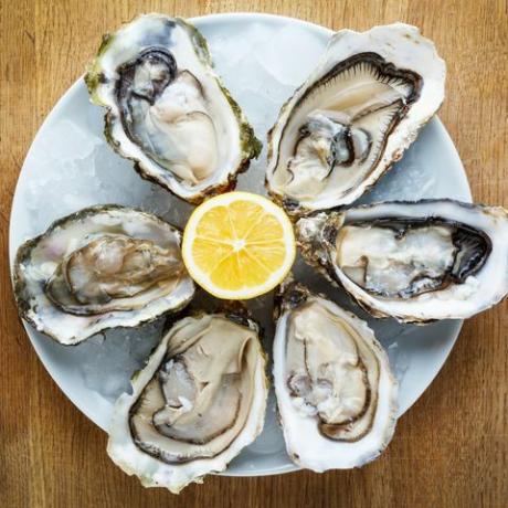 beste voedingsmiddelen voor haargroei - oesters