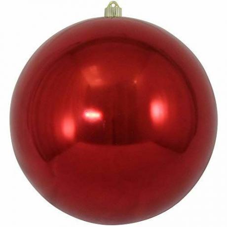 Rood extra groot buitenornament