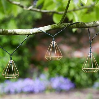 10 Geo Shape Solar String Lights