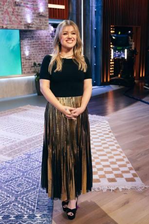 de Kelly Clarkson Show aflevering 7i029 afgebeeld Kelly Clarkson foto door weiss eubankssyndication via Getty Images