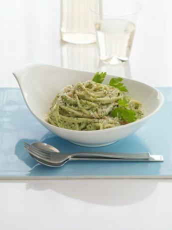 pasta met walnotenpesto