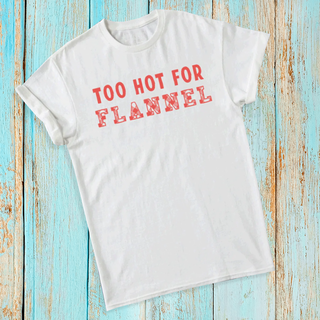 Te warm voor flanellen T-shirt