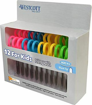 Westcott 5'' botte veiligheidsschaar voor kinderen, pak van 12