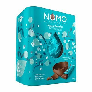 NOMO Vegan Gezouten Caramel Paasei & Reep 148g