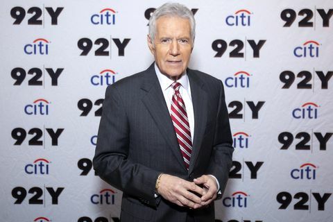 Alex Trebek en Michael McKean in gesprek