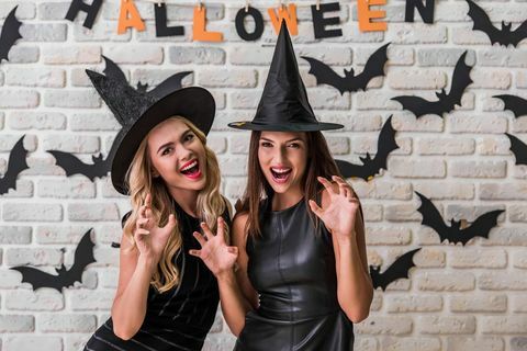 diy halloween heks kostuum vrouwen